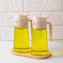 Asitan ALK-3154 Çok Amaçlı Cam Sprey Şişe -Yağdanlık Limon Sirke Sos Püskürtücü, Sızdırmaz Sta