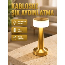 Teknodayım Usb'li Masa Lambası – Minimalist Tasarım, 3 Farklı Parlaklık Yeni Nesil