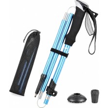 Asitan Trekking Baton Katlanabilir Hafif Yürüyüş Batonu 105-125 cm Kamp Dağcılık Doğa Sporları