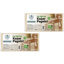 Hasmandıra Tam Yağlı Taze Kaşar Peyniri 1000 G x 2 Adet (2 kg - Şirden Mayalı)