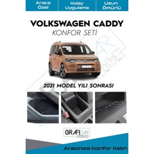 Asitan Volkswagen Caddy 2021+ Konfor Seti/saklama Alanları Kumaş Kaplama-Ses Izolasyon Ses Giderici Ama