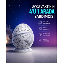 Teknodayım Dinozor Yumurtası Tasarımlı Gece Lambası – Müzik Işık Senkronizasyonlu