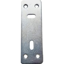 Asitan Metal Düz Gönye No: 8 Çinko Renkli | Ölçüleri 2X30X90 | 25 Adet