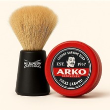 Asitan Arko Kase 150 gr Tıraş Sabunu + Traş Fırçası Vintage Editiontıraş Fırçası / Klasik Islak