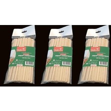 Asitan Smartizi 3'lü Paket Ahşap Çay ve Kahve Karıştırıcı (3 x 50 Adet) - Toplam 150 Adet Doğal Ta