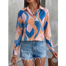 Mass Fashion Kadın Yoryo Saten Desenli Şık Elbise
