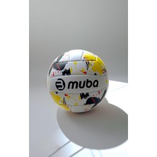 Asitan Muba Voleybol Topu, Dikişli, Yumuşak Deri, Antrenman ve Salon Uyumlu, Karışık Renkler