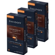 Asitan Espresso 57 Rıstretto Dark & Chocolatey Aluminium Kapsül Kahve 3X10'LU (Nespresso Uyumlu)