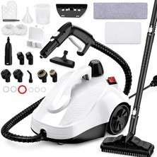 Asitan Buharlı Temizlik Makinesi, 2000W Güçlü Buhar ve 23 Farklı Aparat ile Etkili Temizlik, 5 Bar Yü