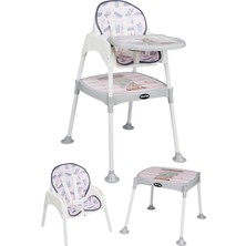 Asitan Maxi Taxi Baby Feeding Çalışma Masalı Mama Sandalyesi (Pembe)