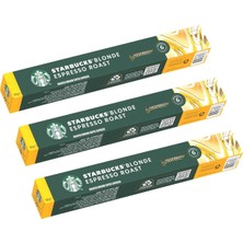 Asitan By Nespresso Blonde Espresso Kapsül Kahve 1 x 10 Adet (3 Paketi)