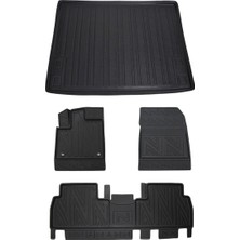 Asitan Matmaster Citroen Berlingo 2025 Model Ile Uyumlu 5d Premium Ekstra Havuzlu Paspas ve Bagaj Havuzu S