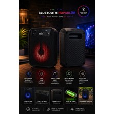 Asitan Taşınabilir Kablosuz Bluetooth Hoparlör– USB & Tf Kart Destekli – Yüksek Ses Kalitesi
