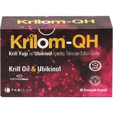 tab ilaç krilom qh krill oil & ubikinol 30 yumuşak kapsül