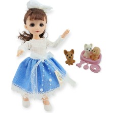 Getittir Anbibi Premium Bebek Hareketli Aksesuarlı - WX197-1-MAVİ (Lisinya)