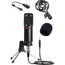 Asitan Lastvoice BM800 Full Siyah Youtuber Yayıncı Twitch Mikrofon + Mini Tripod + 7.1