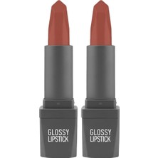 Asitan Süre Kalıcı Yoğun Renk Veren Nemlendirici Parlak Ruj - Glossy Lipstick 310 Spicy Terracotta 2 Pa