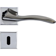 Asitan Bilecik Oda Kapı Kolu Krom Inox Sağa Sola Uygun Ön Arka Oda Kapısı 1 Takım