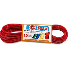 Asitan Tesa Pvc Kaplı Çelik Çamaşır Ipi 10 Metre – Dayanıklı Paslanmaz Çelik Iç Telli Çamaş�