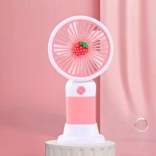 Asitan Coverzone El Tipi Mini Fan, 250MAH Batarya, USB Şarj Edilebilir, Doğal Rüzgar Özelliği, Taşın