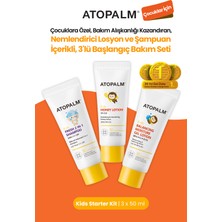Çocuklar Için Nemlendirici Losyon&şampuan Içerikli 3lü Başlangıç Bakım Seti Atopalm Kids Starter Kit