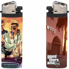 Asitan Çakmak Gta Girl Baskılı Full Kaplamalı Gazlı Çakmak