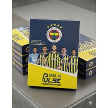 Getittir Pulse Futbolcu Kartları 2025/26 Paket 10 Kart Koleksiyon Kartları Sarı Laçivert