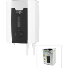 Asitan Jumbo Premium Beyaz Su Isıtıcı Elektrikli Şofben Duş Başlık 7 Emniyet Termostat 3 Kademeli 8