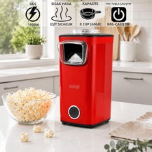 Asitan Mioji Popx1 Yağsız Kompakt Mısır Patlatma Makinesi - Kırmızı
