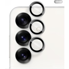 Asitan Galaxy S25 Uyumlu Anti-Reflective Yansıma Önleyici Silver Lens Koruyucu