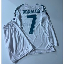 Candy Cup R.madridd Kiev Şampiyonlar Ligi Finali Cristiano Ronaldo Uzun Kol Çocuk Forması 42LI Set H