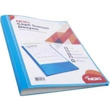 Asitan Sunum Dosyası Cepli 60 Yaprak A4 Mavi
