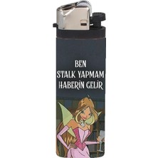 Asitan Çakmak Winx Stella Stalk Yapmam Full Kaplamalı Gazlı Çakmak