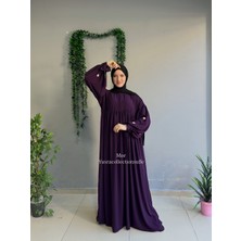 Yüsra Collection Papatya Nakışlı Liza Elbise