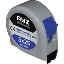 Asitan Ayz Şerit Metre Gri (PR0525A) 5X25 mt