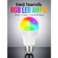 Teknodayım Enerji Verimli Akıllı LED Ampul, Uzaktan Özellikli
