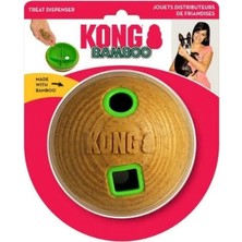 Kong Bamboo Feeder Top Şeklinde Ödül Maması Dağıtma Köpek Oyuncağı M