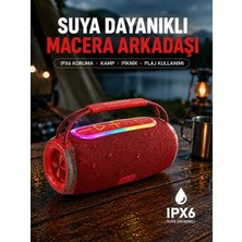 AyrStore 20W Kablosuz Bluetooth Hoparlör Rgb Işık Efektli Usb/sd/aux Destekli