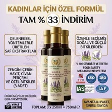 3 x 250 ml Hayıt & Civan Perçemi Sıvı Ekstraktı Karışımı – %100 Doğal Bitkisel Lokman Hekim Hayat