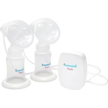 Asitan Weewell Elektrikli Çiftli Göğüs Pompası, Touch & Sense Teknolojisi, 9 Emiş Seviyesi, Bpa Içe