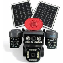 Asitan O-Kam OK-337 Premium 12MP 4 Kameralı 4g Çift Solar Panel Aov Güvenlik Kamerası