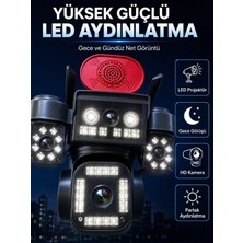 Teknodayım Yüksek Güçlü LED Aydınlatma Gece Görüş Teknolojisi ile Günün Her Saatinde Net Görüntüleme