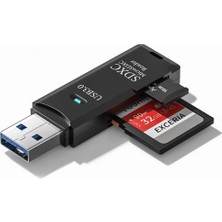 Asitan 2'si 1 Arada USB 3.0 Micro Sd/tf Kart Okuyucu, Veri Aktarım Adaptörü