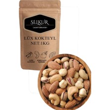 Asitan Lüx Karışık Kuruyemiş Kokteyl 1kg(Kaju-Badem-Fındık-Antep Fıstığı Eşit Miktar)