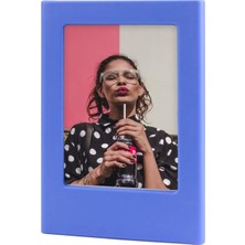 Asitan Fujifilm Instax Mini Film Uyumlu Koyu Mavi Mıknatıslı Fotoğraf Çerçevesi