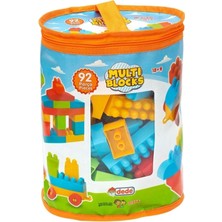 Asitan Multi Blocks Eğitici Yapı Oyuncak, 92 Parça, Renkli