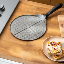 Asitan Emsan Rosa Granit Waffle Tavası