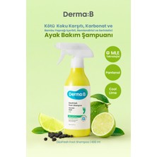 Kötü Koku Karşıtı, Nemlendirici ve Serinletici Ayak Şampuanı Derma:b Deofresh Foot Shampoo (Lime)