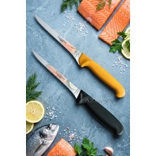 Asitan Gold Incisive Serisi Balık Fileto Bıçağı Et Steak Bıçak Mutfak Bıçak (MTF-057)