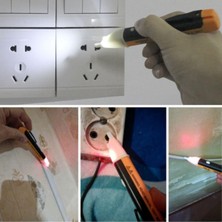 Asitan Elektrik Kaçak Dijital Kontrol Kalemi Cihazı -Dedektörlü Temassız Işıklı Kablo Voltaj Test